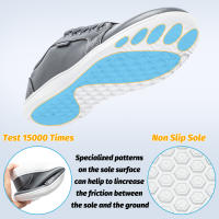 Zapatillas Casuales HOBIBEAR Para Hombres Y Mujeres Con Dedo Ancho Y Cero Bajada Zapatillas De Piel Sintética Ligera Para Caminar - details 14