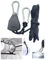 4pcs Cordón Ajustable De 8 Pulgadas Para Vela De Paraguas 2m Herramienta De Colgaje Para Silla De Pescar Lámpara De Cultivo Tira De Levantamiento Con Anillo De Acero Carbono - details 6