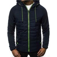 Nueva Chaqueta De Cremallera Para Hombres 2024 Con Capucha Abrigada De Alta Calidad Estilo Casual Para Todas Las Estaciones Abrigo Exterior De Policarbonato - details 3