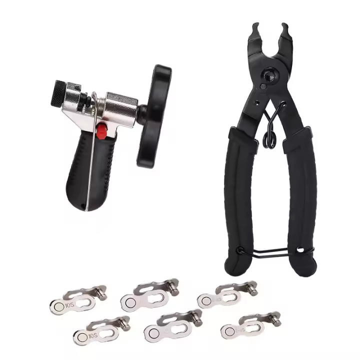 Herramienta De Reparación De Bicicletas Cortador De Cadena Distribuidor De Enlaces Herramienta De Eliminación De Cadena Accesorios Para Bicicletas - 1