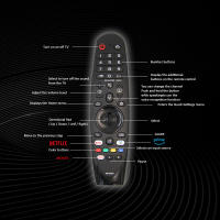 Lg Remote Magic Remote Compatible con muchos modelos de LG, Netflix y Prime Video Hotkeys - details 5