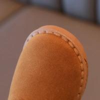 Botas De Nieve Para Niños Invierno Antideslizantes Color Sólido Calientes Con Patrón Suave Y Grueso Bajo Material De Suela RUBBER Talla True Fit Para Edad 4-6Años - details 3