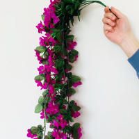 Orquídea Artificial De 100CM En Violeta Para Decoración De Fiestas Y Boda Estilo Bonsái Material Plástico Uso Interior - details 11