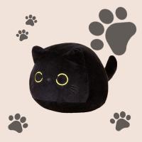 Gatito De Peluche Negro 15cm/25cm Juguete Suave De Animal De Peluche Cojín Llavero Colgante Para Mochila Decoración Para El Hogar Regalo De Cumpleaños Para Niños - details 3