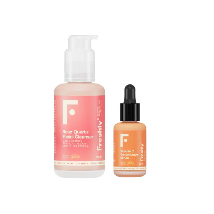 Freshly Cosmetics - Limpieza facial y sérum Vitamina C Pure C Daily Routine - 1