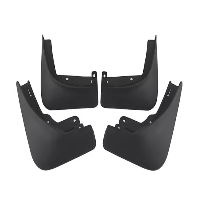 4 Piezas De Protección Contra Barro Para Tesla Model Y 2021-2024 Guardabarros De ABS Accesorios Decorativos Externos - 1