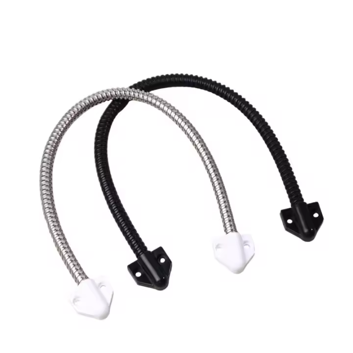 Protector De Cable De Acceso Controlado Anti- Pinza Para Puertas Y Ventanas Montaje Externo Acero Inoxidable 180 Grados - 1