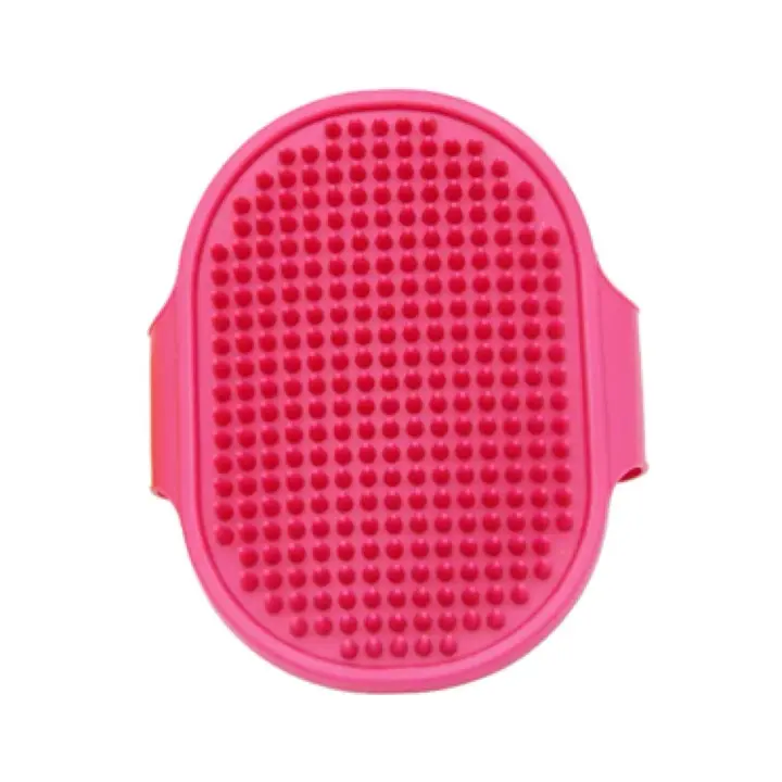 Verde - Cepillo Calmante Masaje de Goma Baño para Perros y Gatos - Piel Sensible - 1