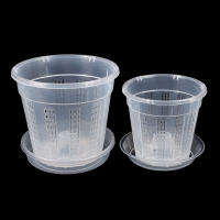 Maceta De Jardín Para El Hogar Con Agujeros Para Drenaje Transparente Y Holes Baskets De Plástico Accesorios Para Flores Respirables Para Orquídeas - details 0