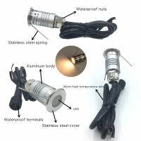 Lámparas LED Miniatura 1W Para Exterior IP67 Impermeables 12V Iluminación Subterránea Para Pasos Jardín Paisaje Luz De Spot Ground - details 2