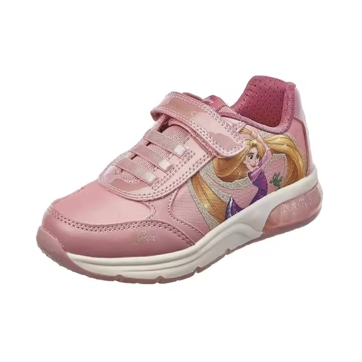 Geox J Spaceclub Girl A - Sneakers para Niña, Rosa (Pink) - Talla 33 EU - 1