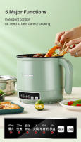 Máquina De Cocina Eléctrica Multifuncional 1.7L Capacidad Single/Double Layer Hot Pot Mini Olla Eléctrica Inteligente Con Sello Antideslizante - details 3
