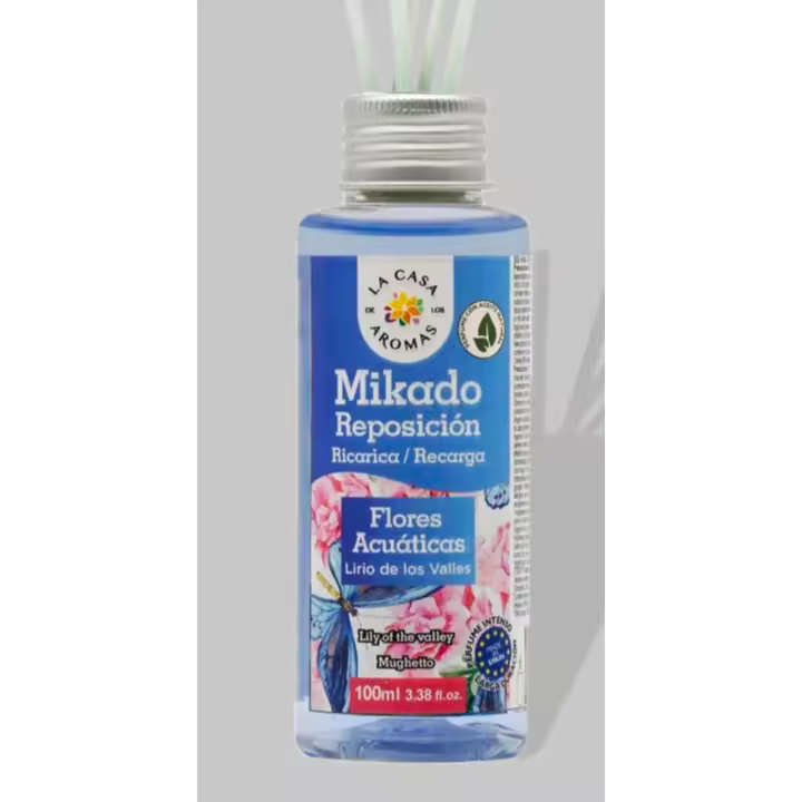 La Casa de los Aromas - Botella de Ambientador fragancia Aroma Mikado hogar para Reposicion 100 Ml . - 1