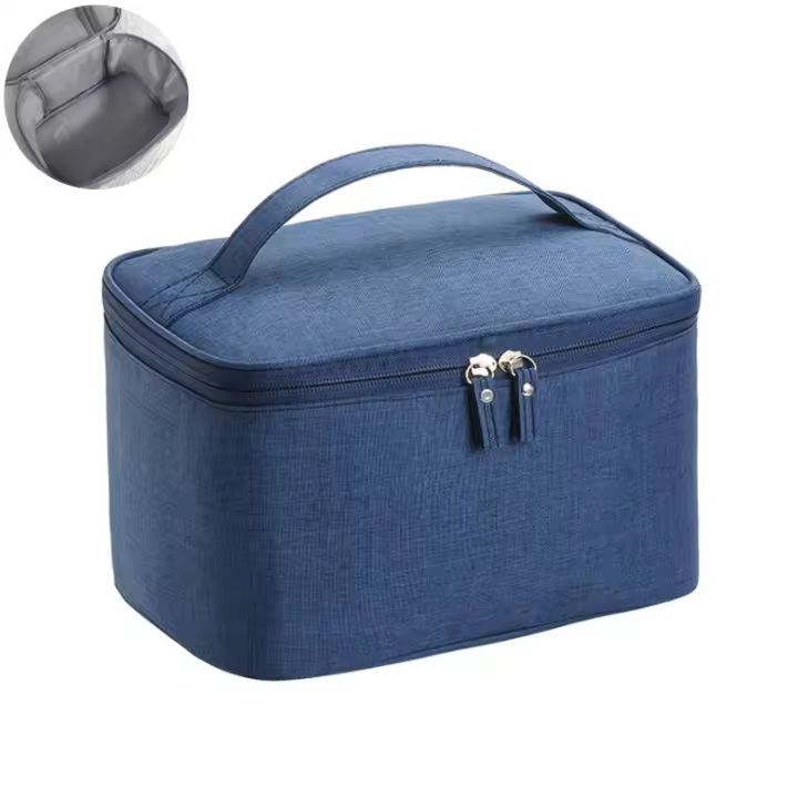 Bolso De Maquillaje Portátil Para Mujer Capacidad Alta Impermeable Caja De Almacenamiento De Artículos De Higiene Personales - 1
