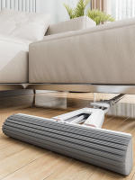 Mopa De Tela Plegable Para Limpieza Del Hogar Con Cabezal De Algodón Recambiable Y Mango Telescopio Eco-amigable - details 2