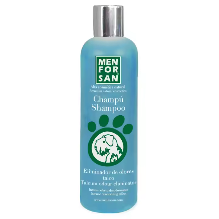 Menforsan Champú para Perros con Talco, Elimina los Malos Olores 300ml - 1