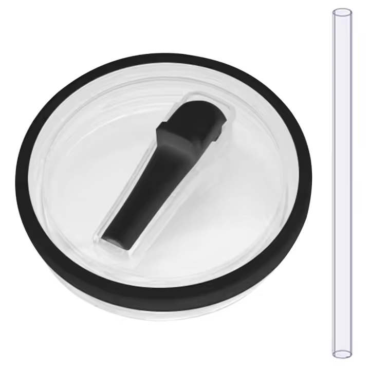 Tapa De Repuesto Para Tumblers De 40 Oz Con Pajita De Plegado Antidesbordamiento Y a Prueba De Polvo Para Stanley Material AS+PP+TP Tamaño Alrededor De 10cm*10cm*5cm Peso Alrededor De 70g - 1
