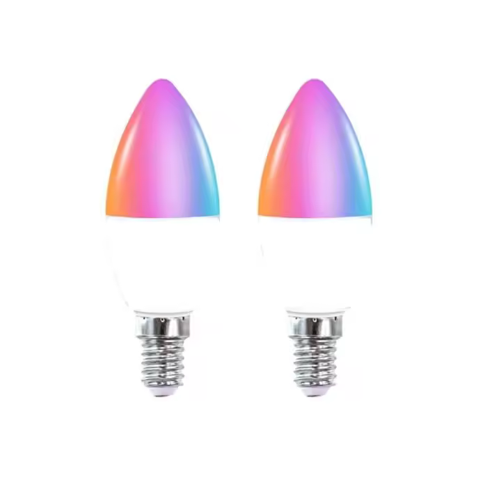 Bombillas Inteligentes Alexa Fitop LED E14 Wlan Regulable 4,9 W 470 Lm RGB - 1