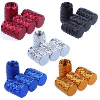 4Pcs Accesorios Universales Para Coche Tapas De Válvula De Neumático Estilo En Rosca Aluminio Válvula De Rueda Accesorios De Automóvil - details 1