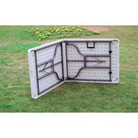 Mesa Multiuso Plegable fabricada en resina y acero 183 x 75 cm y 75 cm de altura - details 1
