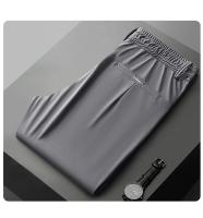Pantalones Casuales Para Hombre Ultrafinos Y Elásticos Alta Elasticidad Transpirables Suaves Estilo De Negocios Verano Slim Fit Cierre De Cremallera - details 1