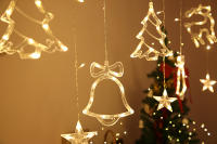 Curtain Garland LED De Estrella Y Luna Para Decoración De Eid Mubarak Y Ramadan Adorno De Navidad Para Casa Y Eventos Musulmanes Decoración De Fiesta Islámica - details 6