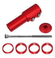 WEST BIKING Aluminio Ajustable Alzador De Manillar Para Bicicleta Accesorio De Fork Delantero Eleva La Altura Del Manillar - details 1