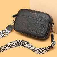 Bolso cruzado de piel auténtica para mujer, bandolera de diseñador de lujo, Color sólido, 100%, 2023 - details 5