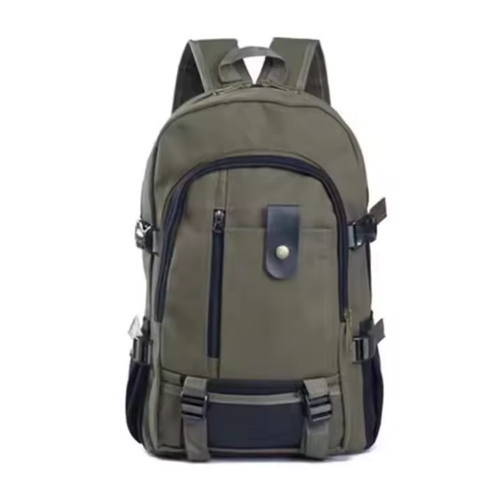 Mochila De Viaje Para Adolescentes Y Niños Unisex Gran Capacidad De Almacenamiento Bolsa De Escuela De Lona De Alta Calidad Con Mochila Suave Para Montañismo - 1