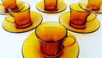 MAXHOME-Juego de 6 Tazas de Vidrio con Plato Incluido,DURALEX,180 ml (6 Unidades) - details 1