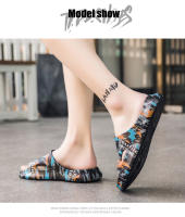 Zapatillas De Verano Para Hombre Y Mujer Con Diseño Gráfico Grueso Y Plataforma Para Parejas Zapatos De Casa Transpirables Y Cómodos Para Uso Interior - details 8