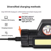 Linterna Frontal LED Recargable Para Pesca Y Camping Con Luz XPE COB Y Imán Fuerte Super Brillante Resistente Al Agua Para Exteriores - details 0