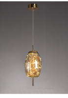 Lámpara Colgante LED Moderna De Vidrio Iluminación De Techo Fijación Por Cuerda Decoración De Dormitorio Luminaire Chandeliers - details 8