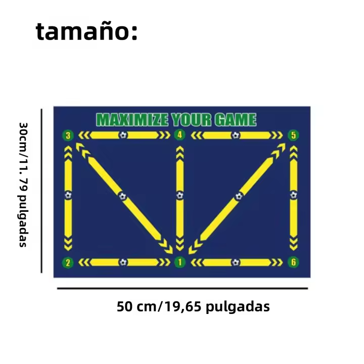 Alfombra De Entrenamiento De Fútbol Durable Antideslizante Plegable Para Niños Y Adultos Equipo De Entrenamiento De Dribble Interior Y Exterior - 1