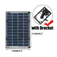 Panel Solar De 6W 12V Para Cámara De Seguridad Al Aire Libre Panel Solar Impermeable Para Farol De Calle Jardín Con Salida DC De 10ft - details 1