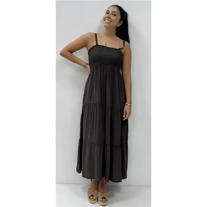 Vestido Kyra Marron - 1