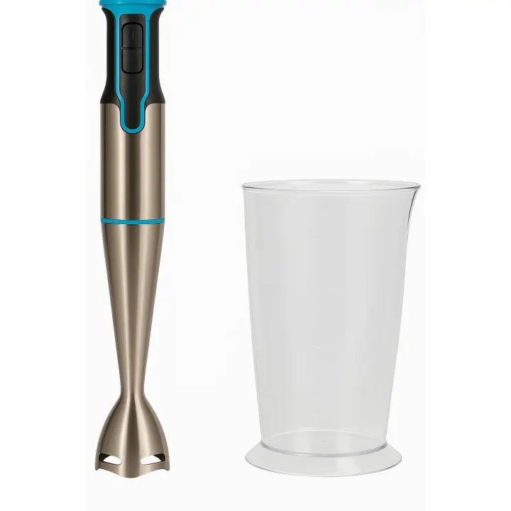 Batidora de Mano 700W con 2 Velocidades – Cuchillas de Acero Inoxidable, Brazo Resistente, Vaso Medidor 800ml, Potente y Precisa para Mezclas y Triturados Rápidos - 1