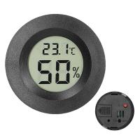 Mini Termómetro Redondo Electrónico LCD Para El Hogar Medidor De Temperatura Y Humedad Indor Herramientas De Mercancía - details 1