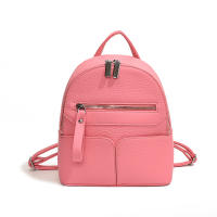 Mochila urbana sencilla de PU a juego para uso diario, mochila para mujer - details 6