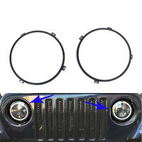 Juego De Bajadas De Faros Redondos De 7 Pulgadas Para Jeep Wrangler JK 2007-2017 Soporte Metálico De Anillo Para Luz Accesorios De Automóvil - details 12