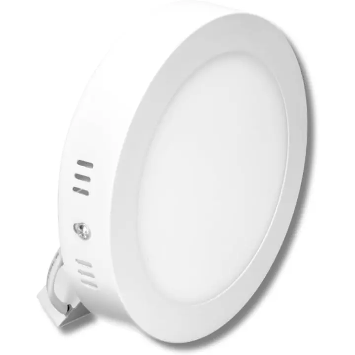 Jandei - Downlight LED 12W para Instalar en Superficie, Marco Redondo en Aluminio Blanco Mate. Ideal para hogar, Oficina, Tienda, Casa. Bajo Consumo - 1