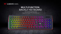 Havit KB866L Teclado Gaming Multifunción Español con Retroiluminación RGB, 104 Teclas (19 Anti-ghosting) con una  Vida Útil de 5 Millones de Pulsaciones, Tamaño Óptimo y Cable Largo para Experiencia Gaming Superior - details 0