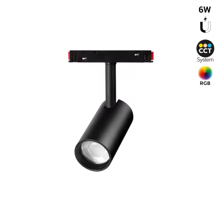 BARCELONA LED - Mi Light Foco LED para carril magnético RGB + CCT - 48V - 6W - Mi Light - 1
