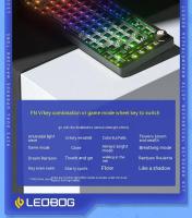 TECLADO MECÁNICO GAMING LEOBOG Hi75C pro Con Aluminio Y Teclas De Intercambio Calor Cableado RGB Personalizable Para Jugador Con Gaskets - details 49