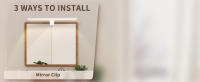 Aigostar Lámpara LED de Espejo 40cm 8W 560LM Lámpara de Baño Amarillo Cálido 4000K Lámpara LED de Pared IP44 230V Luz de Espejo de Baño de Apliques Espejo de Baño - details 2