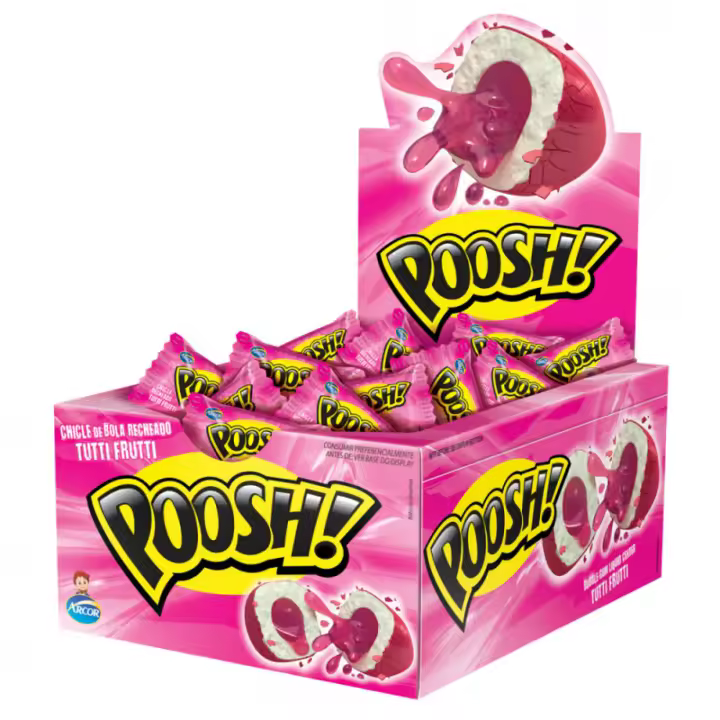 Arco Chicles Rellenos Tutti Frutti 80 Unds - Delicioso Sabor - 1
