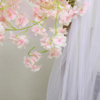 Guirnalda De Flores Artificiales De Cerezo 180cm Para Decoración De Boda Y Hogar Silken Artificial Cherry Blossom Vine Centros De Mesa - details 11
