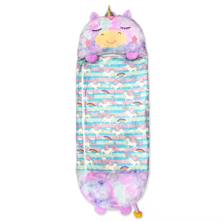 Saco de Dormir Infantil Almohada Peluche Convertible 2 en 1, Dibujo Animado Suave y Divertida para niño - 1