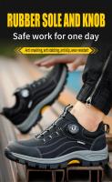 Botas de Seguridad Impermeables Suela de Goma Antideslizante Protección de Trabajo para Hombres y Mujeres Zapatos de Salud y Servicio - details 0