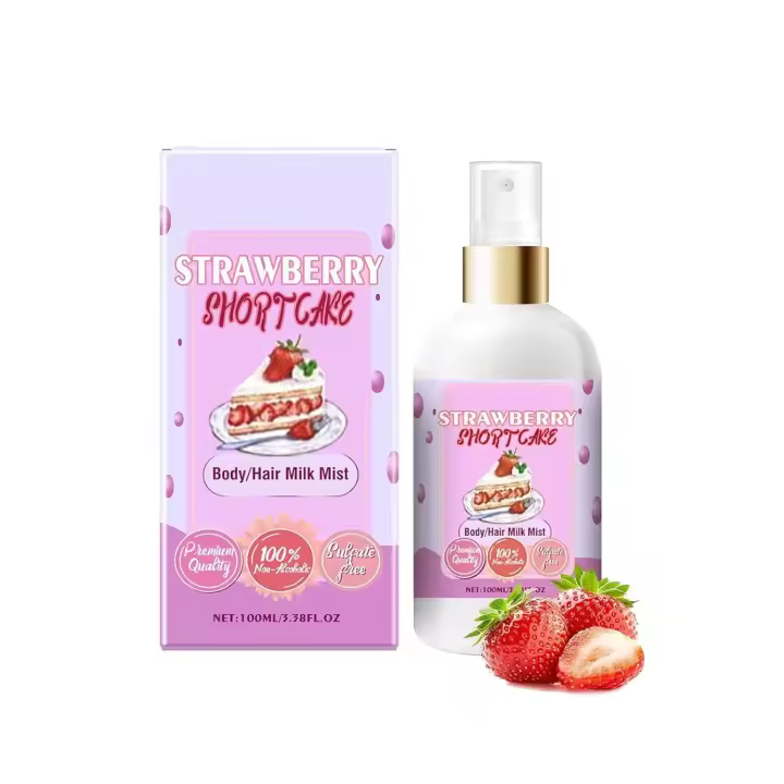 Spray corporal Milky Mist para cabello y cuerpo Vanilla Cream Puff, spray corporal Milky Mist, spray perfumado para cabello y cuerpo Vanilla Cream Puff, spray corporal de vainilla, fragancia duradera, 3,38 onzas líquidas - 1